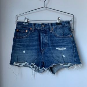 Levi’s Jean high waisted shorts, size 26